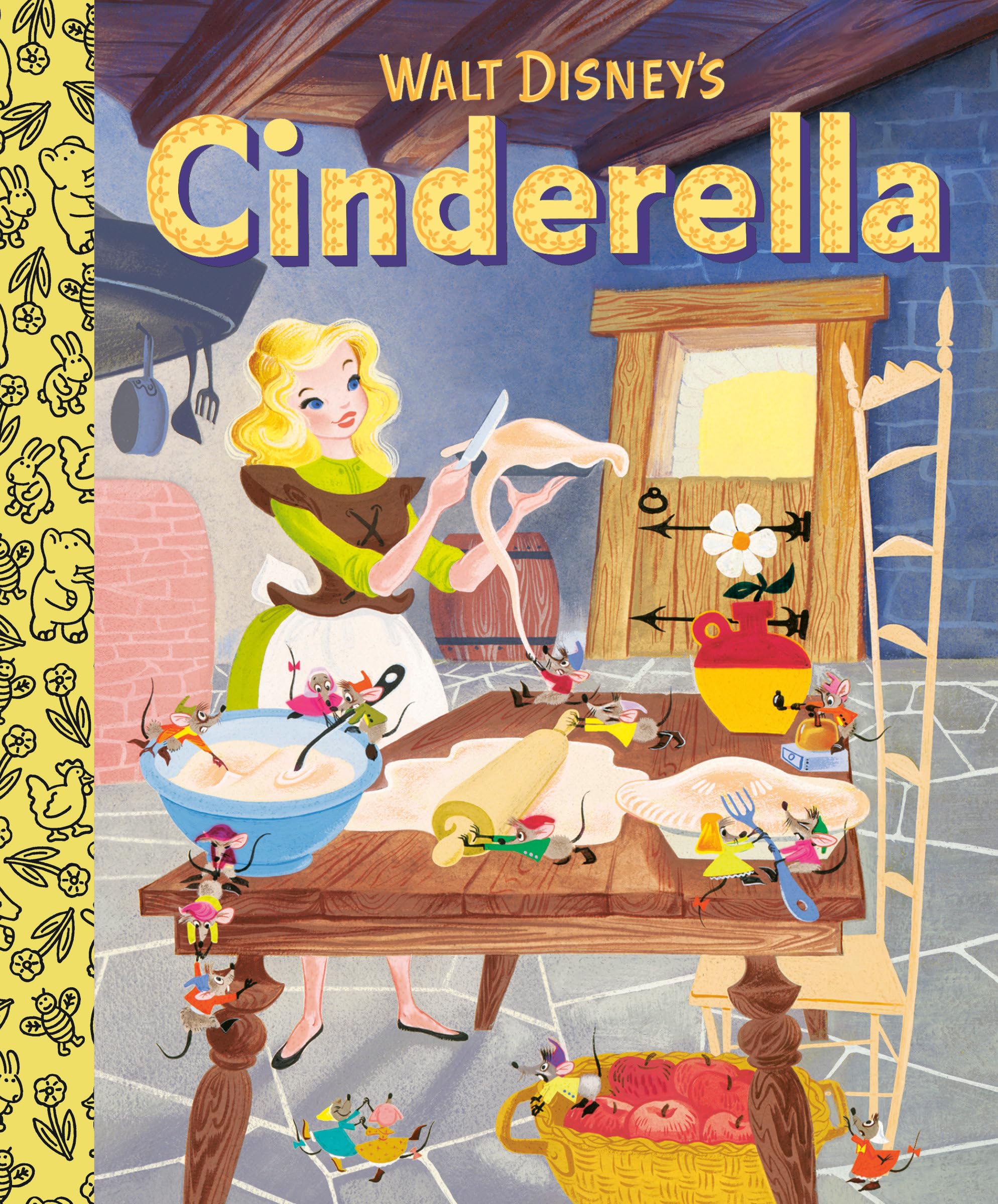 Walt Disney's Cinderella Little Golden Board Book (Disney Classic) (Little Golden Book),Used