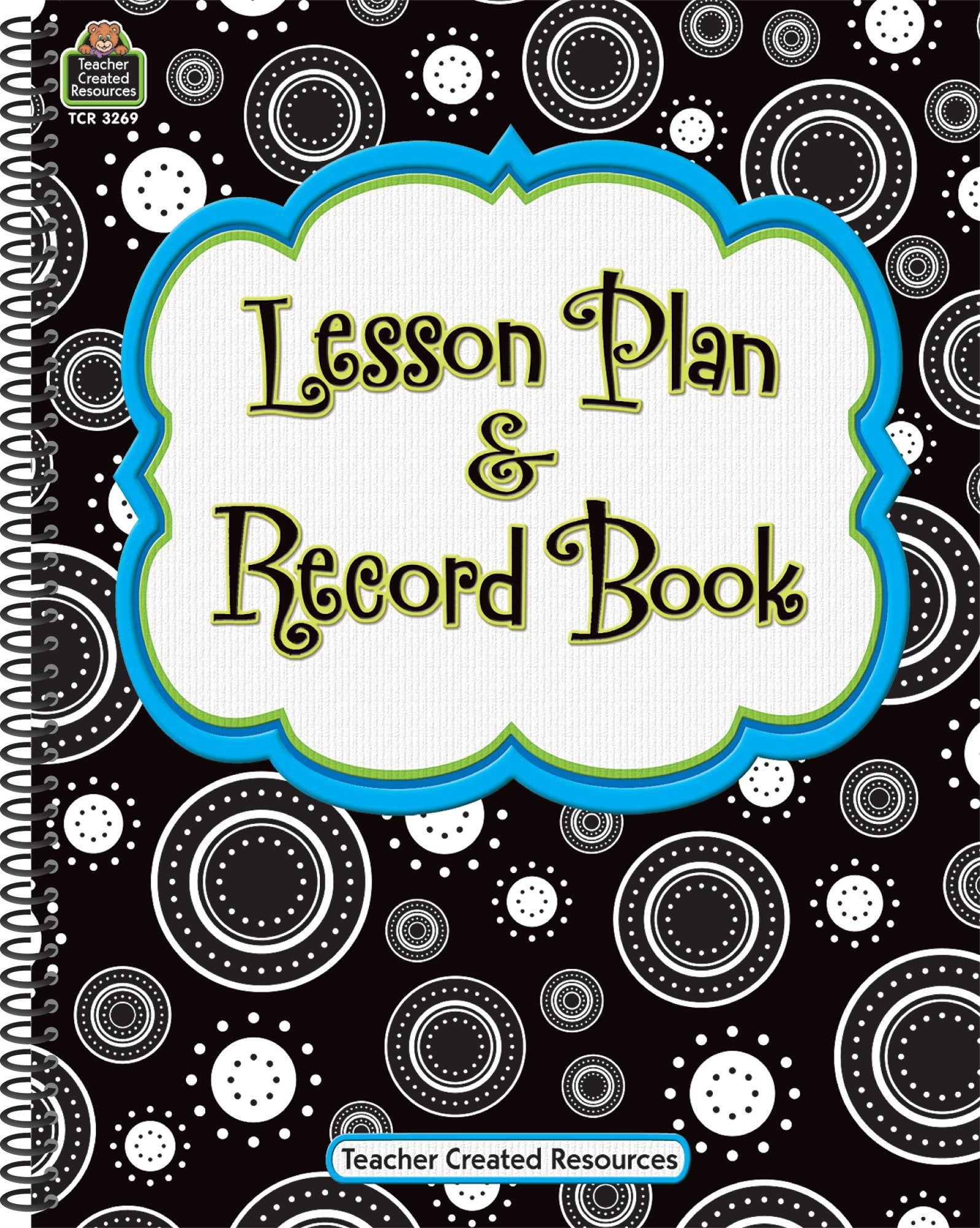 Teacher Created Resources Crazy Circles Lesson Plan & Record Book,Used