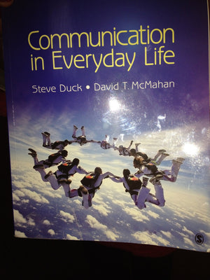 Communication in Everyday Life,Used