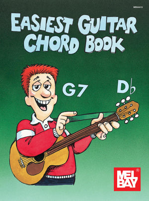 Mel Bay Easiest Guitar Chord Book,Used