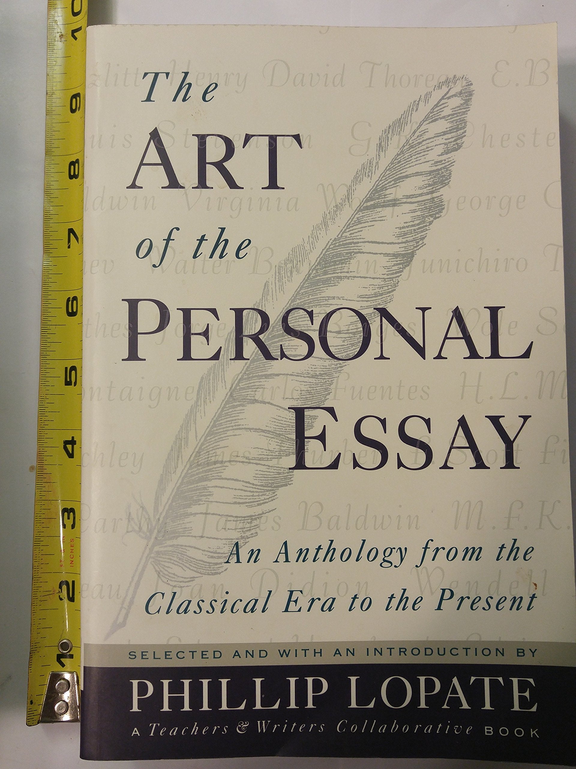 The Art Of The Personal Essay,New