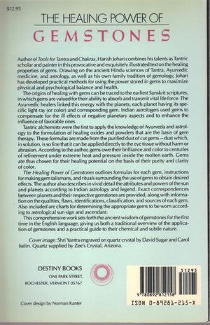 The Healing Power of Gemstones: In Tantra, Ayurveda, and Astrology,Used