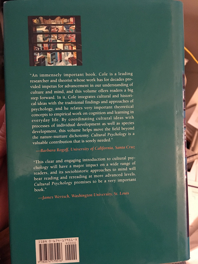 Cultural Psychology: A Once and Future Discipline,New