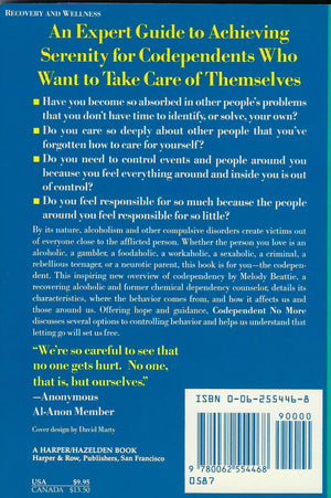 Codependent No More : How to Stop Controlling Others and Start Caring for Yourself,Used