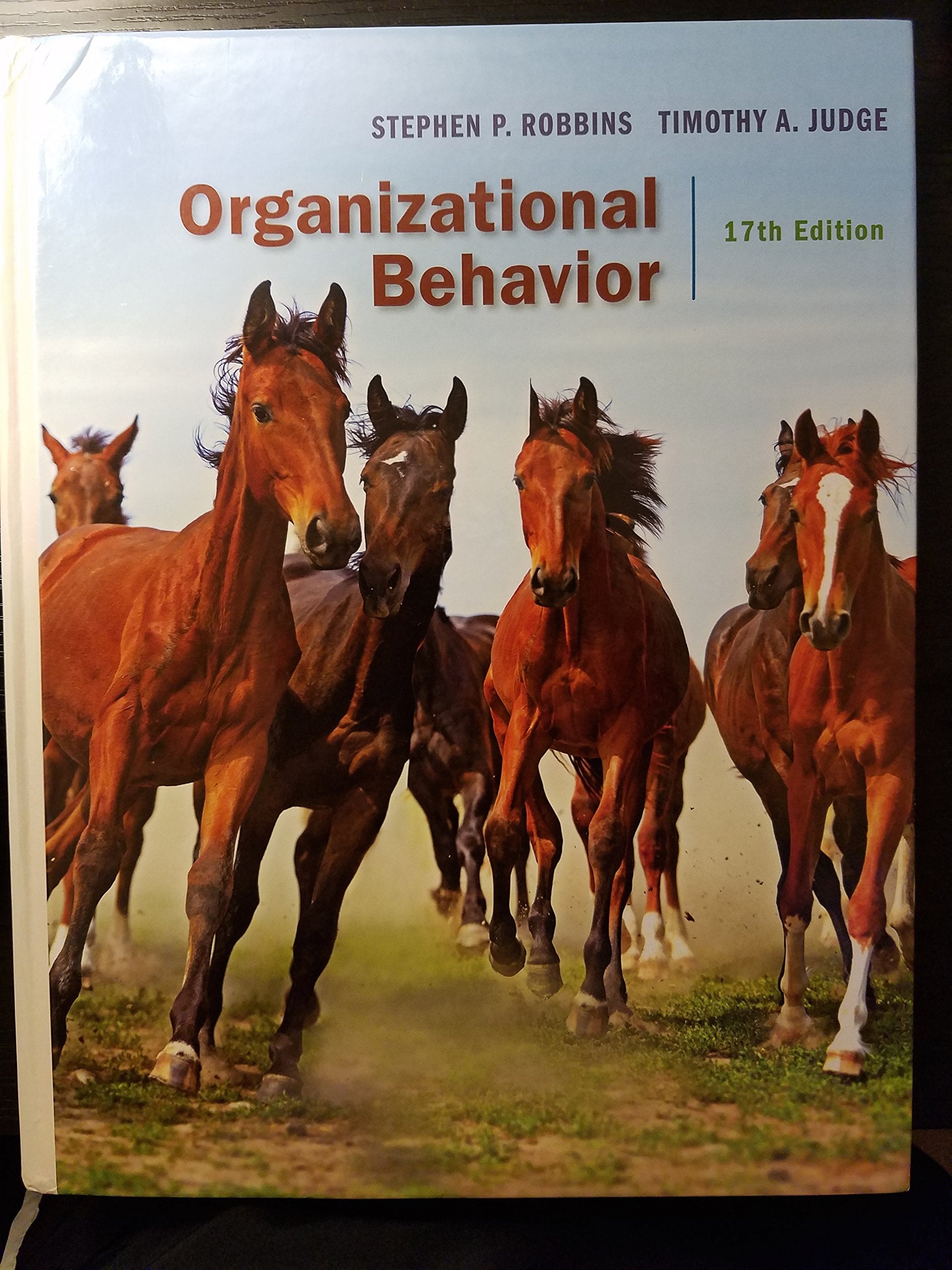 Pearson Organizational Behavior 17th Edition - Standalone Book, Multicolor, Ideal for Students and Professionals in Business and Management.