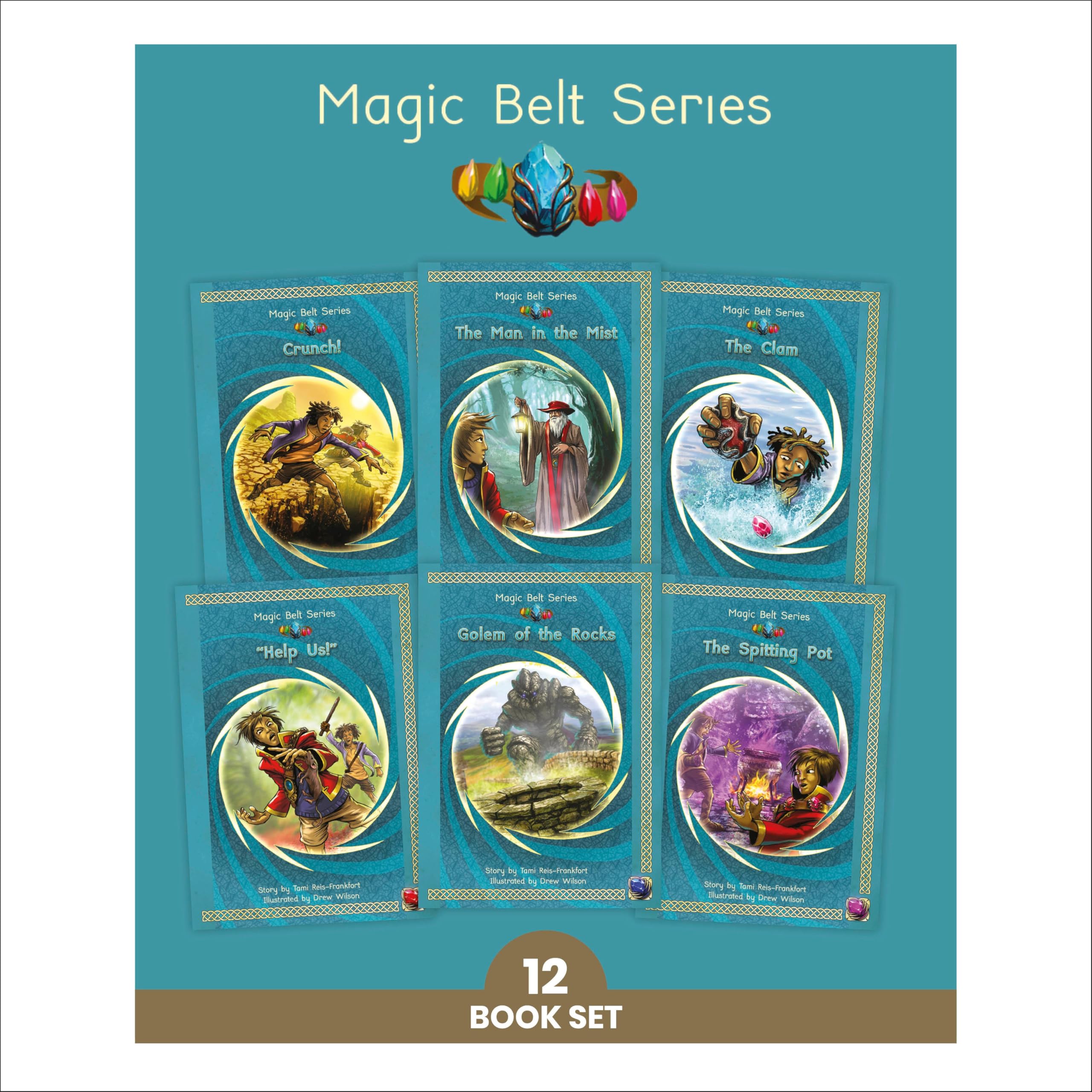 Phonic Books Magic Belt Decodable Books for Older Readers (CVC, Consonant Blends and Consonant Teams) (Phonic Books CatchUp Dec