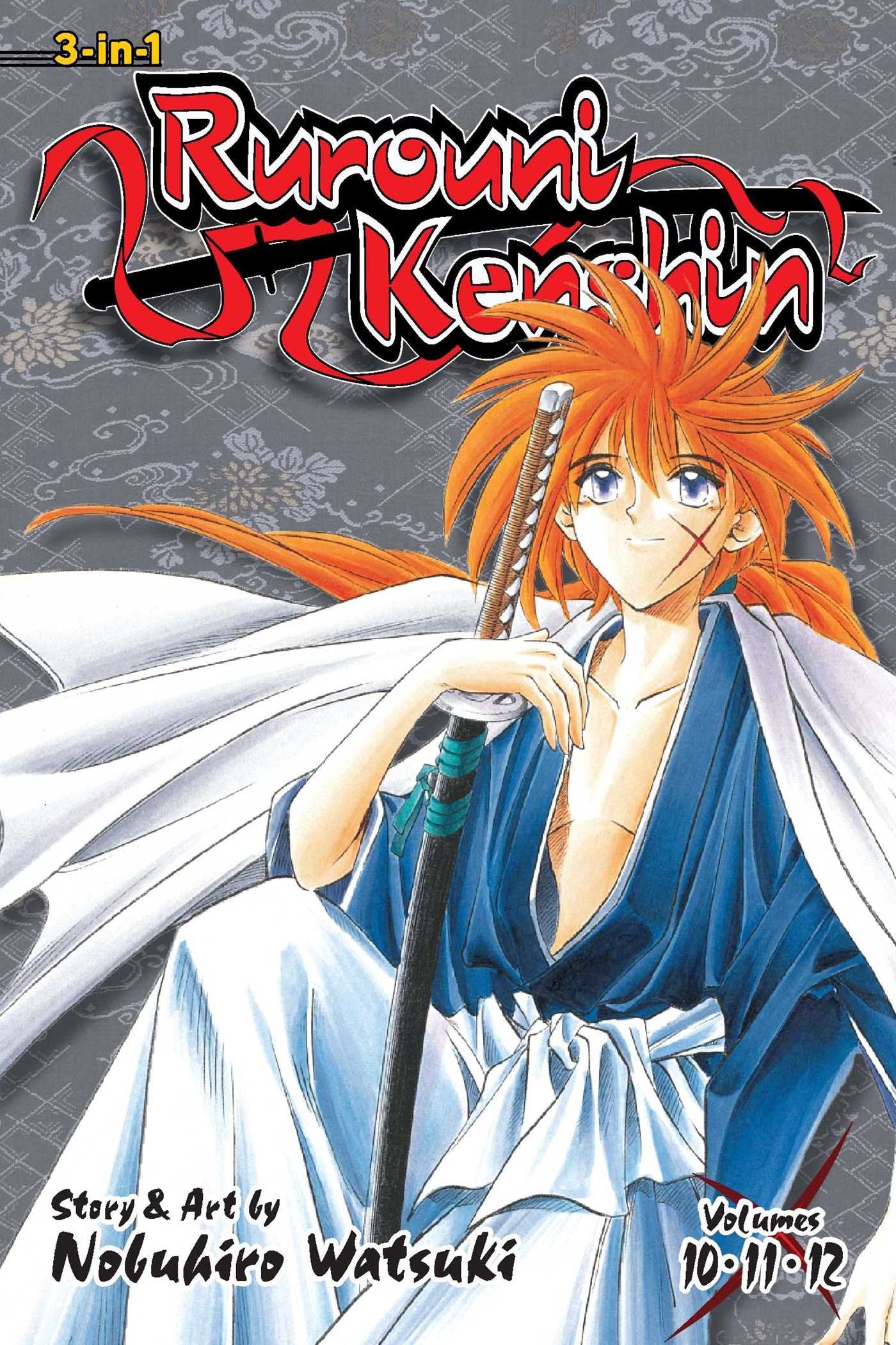 Rurouni Kenshin (3in1 Edition), Vol. 4: Includes vols. 10, 11 & 12 (4),Used