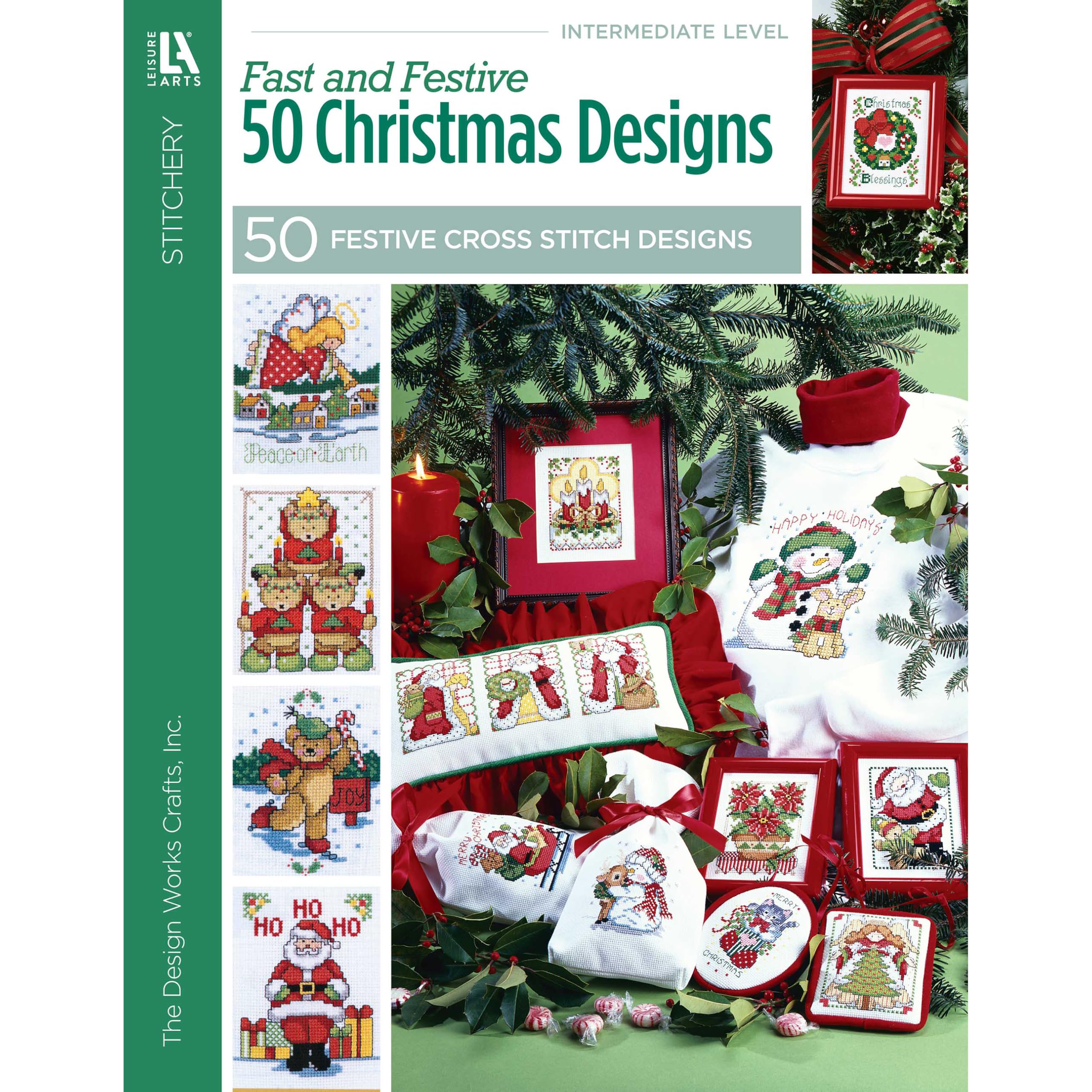 Fast & Festive, 50 Christmas DesignsCharming Cross Stitch Designs to use in a Variety of Christmas Projects,Used