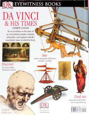 DK Eyewitness Books: Da Vinci And His Times,Used
