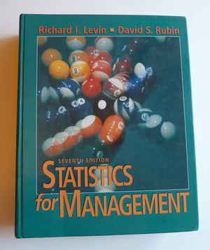 Statistics for Management (7th Edition),New