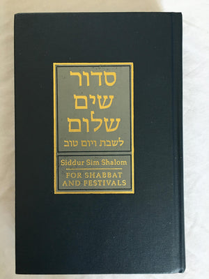 Siddur Sim Shalom For Shabbat And Festivals,Used