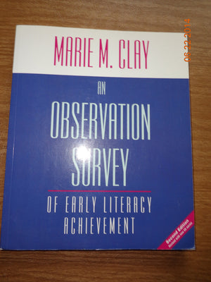 An Observation Survey of Early Literacy Achievement,Used