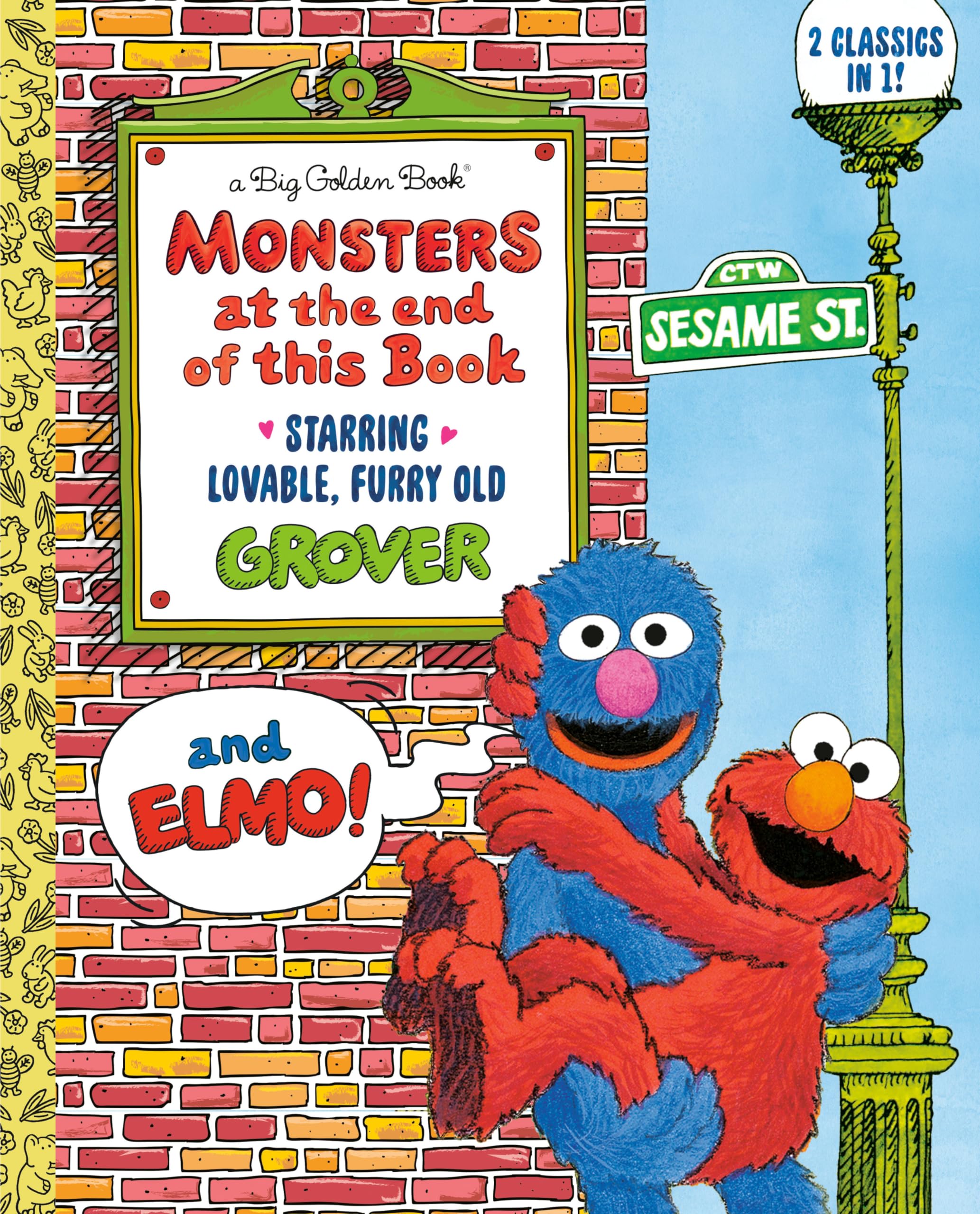 Monsters at the End of This Book (Sesame Street) (Big Golden Book),Used