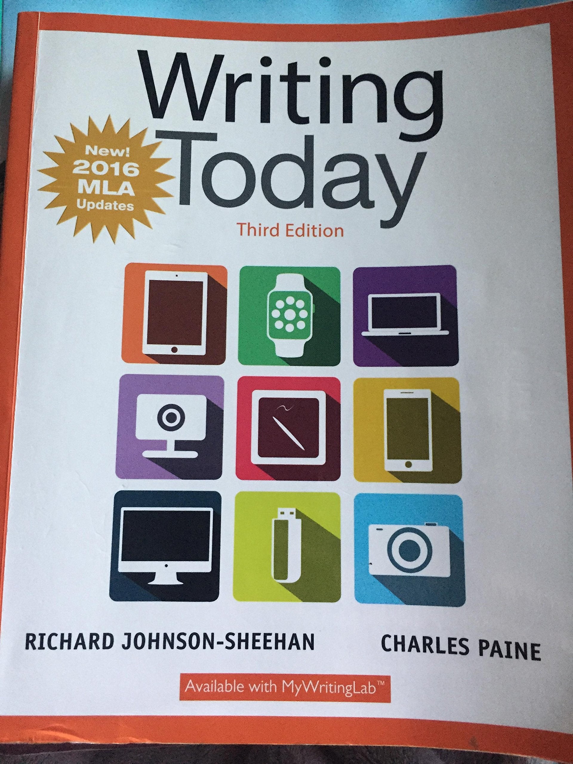Writing Today, Mla Update Edition (3Rd Edition)