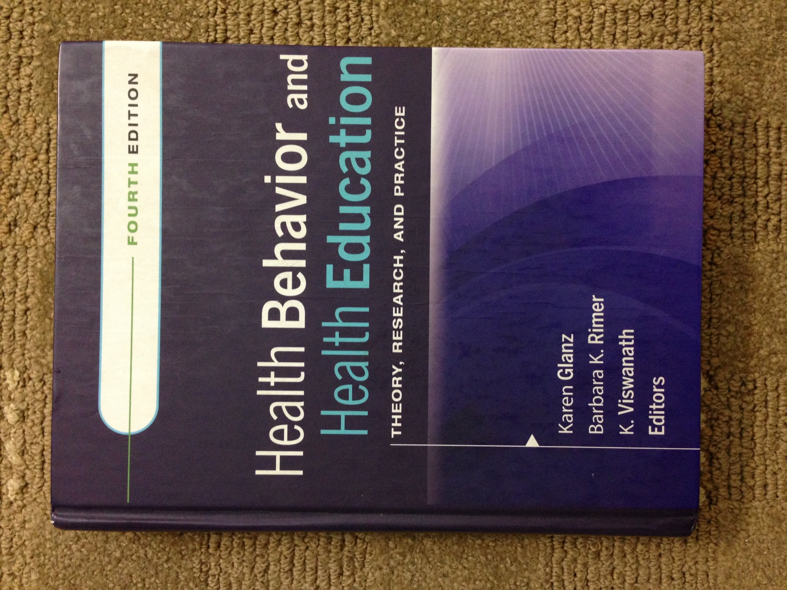 Health Behavior and Health Education: Theory, Research, and Practice,Used
