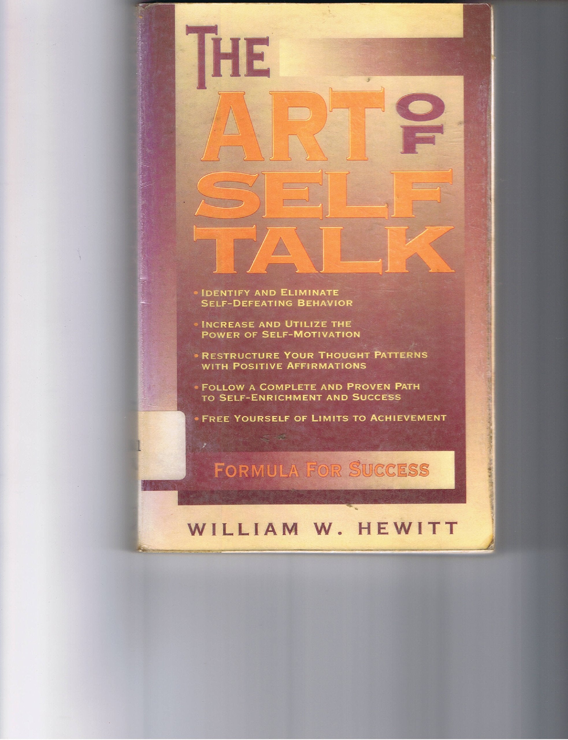 Art Of SelfTalk (Llewellyn's SelfImprovement Series),Used