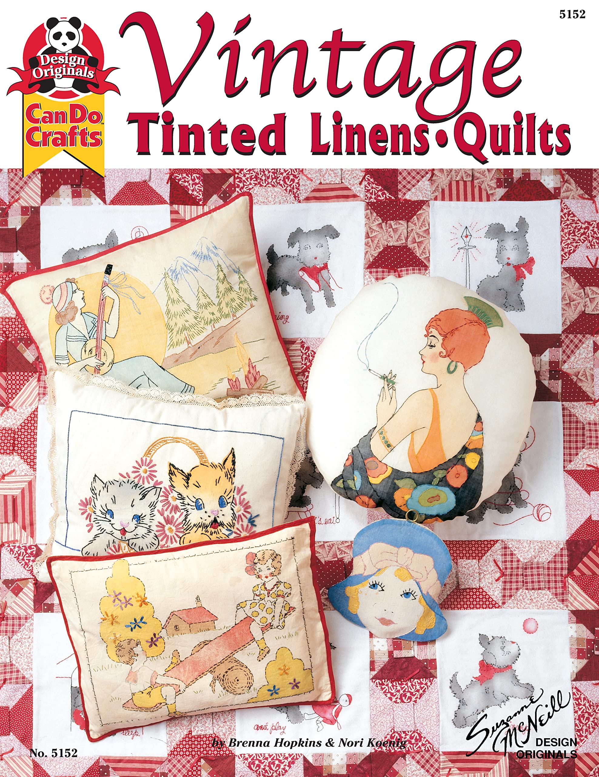 Vintage Tinted Linens & Quilts (Design Originals),Used