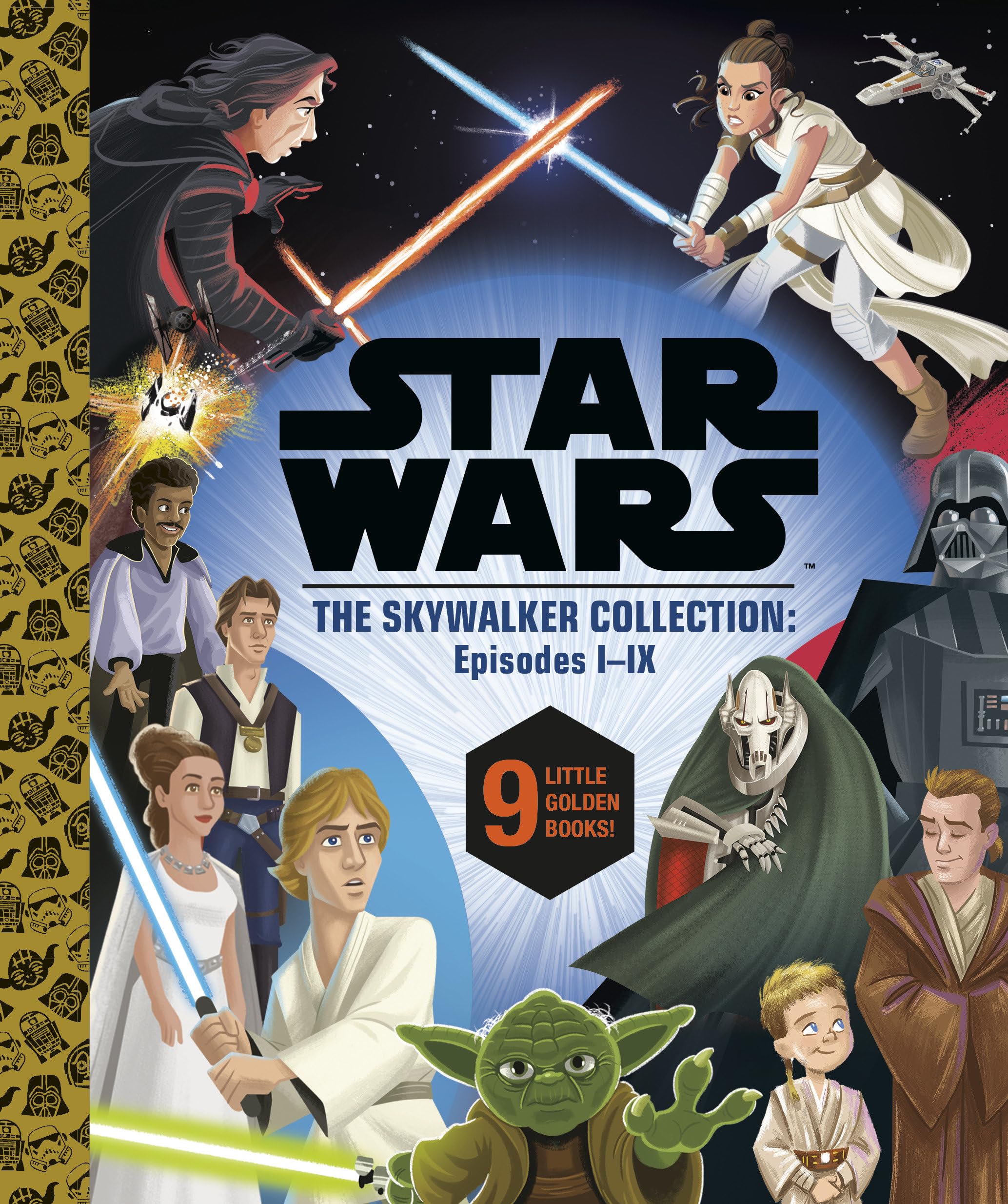 Star Wars Episodes I  IX: a Little Golden Book Collection (Star Wars),New