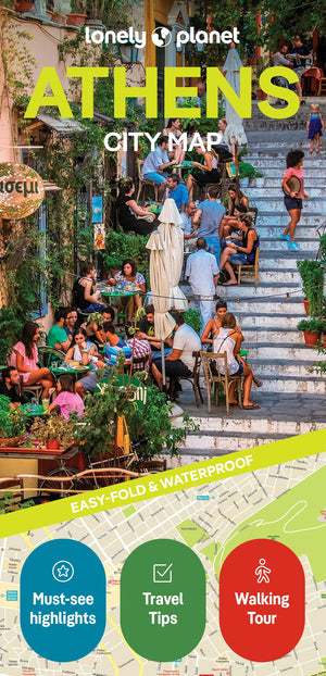 Lonely Planet Athens City Map: Durable, Waterproof, EasyFold Planning Map with Attractions & Walking Tours