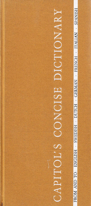 Capitol's Concise Dictionary of Seven Languages,Used