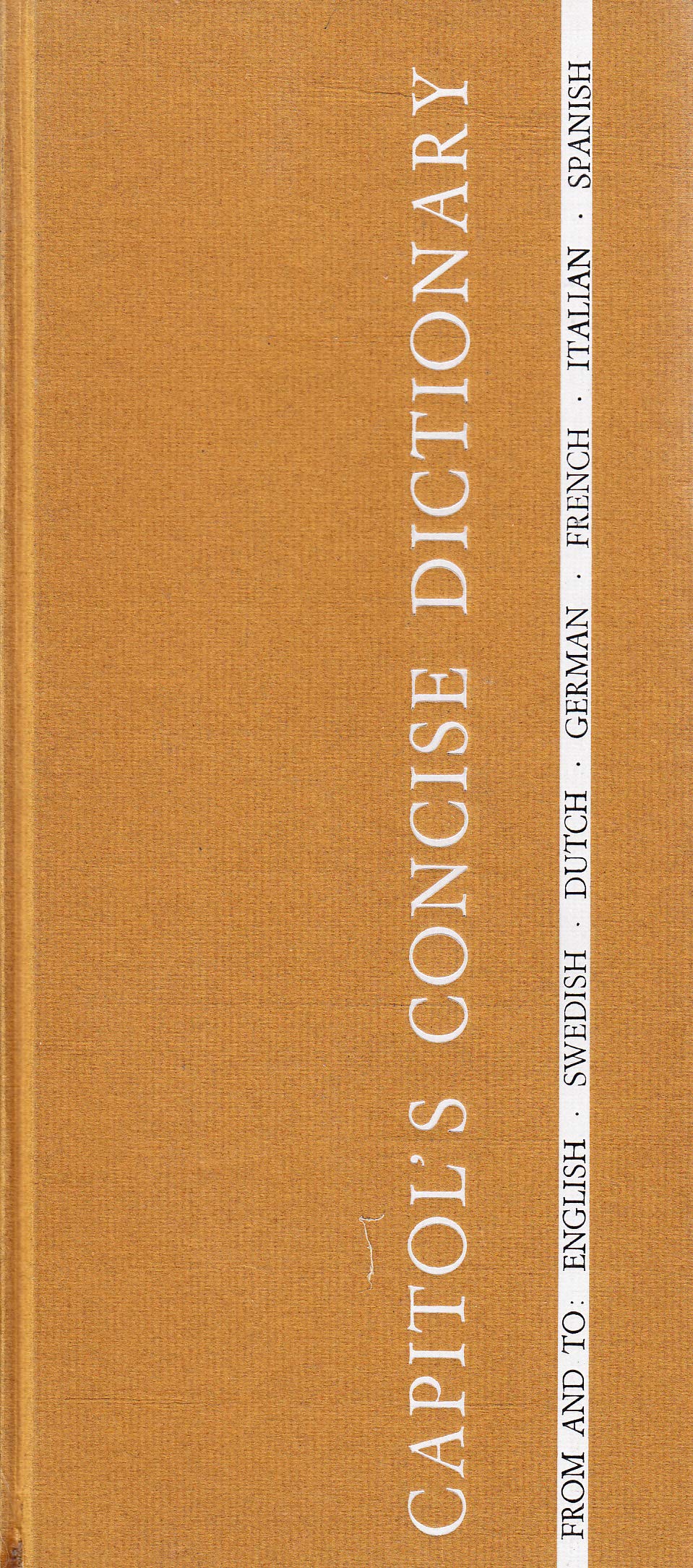Capitol's Concise Dictionary of Seven Languages,Used