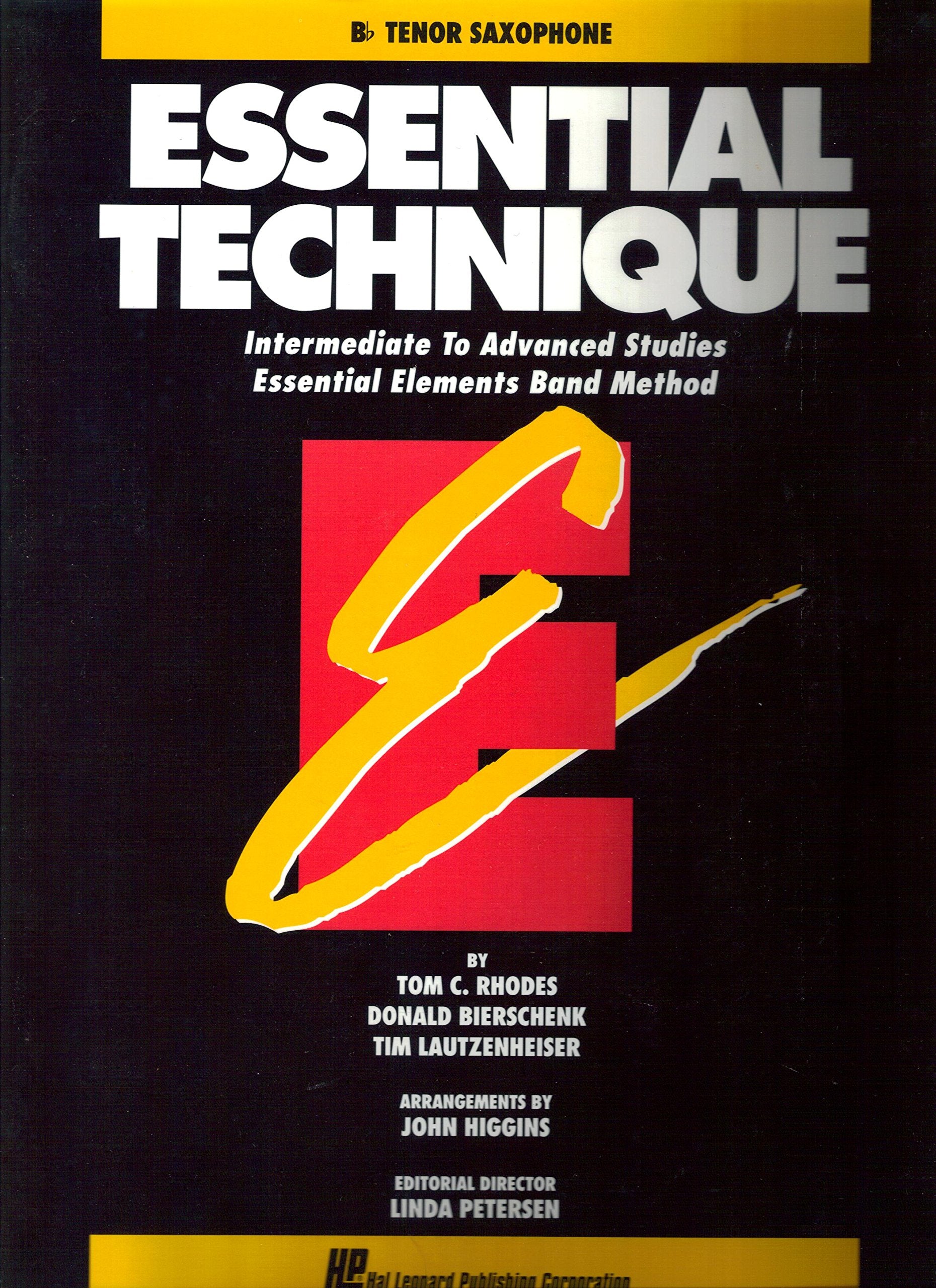 Essential Technique: Intermediate to Advanced Studies  Bb Tenor Saxophone (Essential Elements),Used