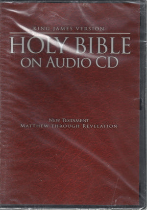 King James Version Holy Bible on MP3 audio CD(New Testament) by Braun media (20081001)