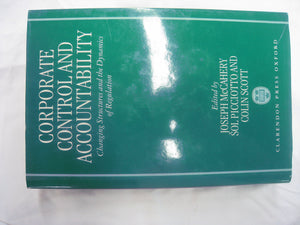 Corporate Control and Accountability: Changing Structures and Dynamics of Regulation,Used