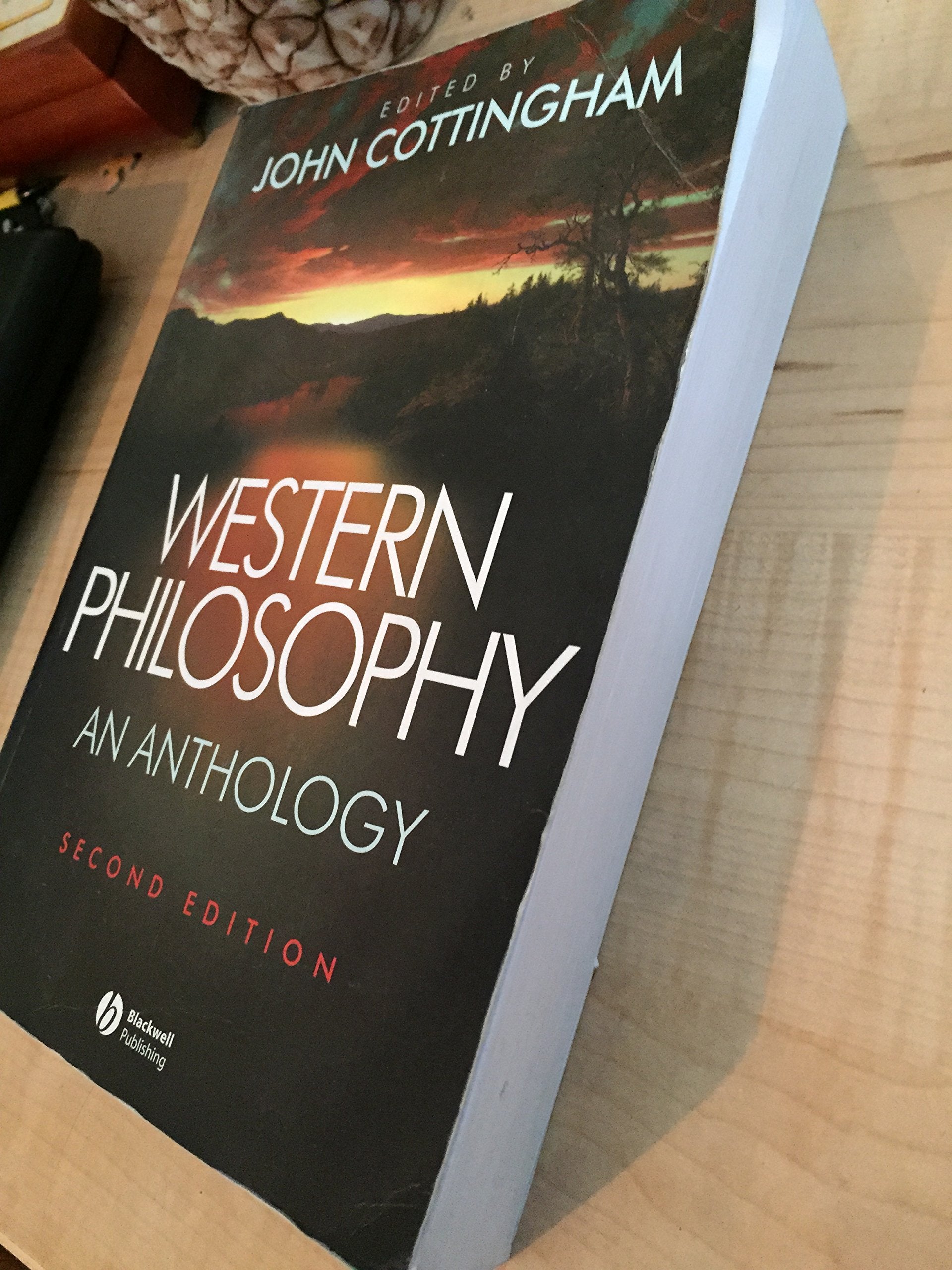 Western Philosophy: An Anthology,New