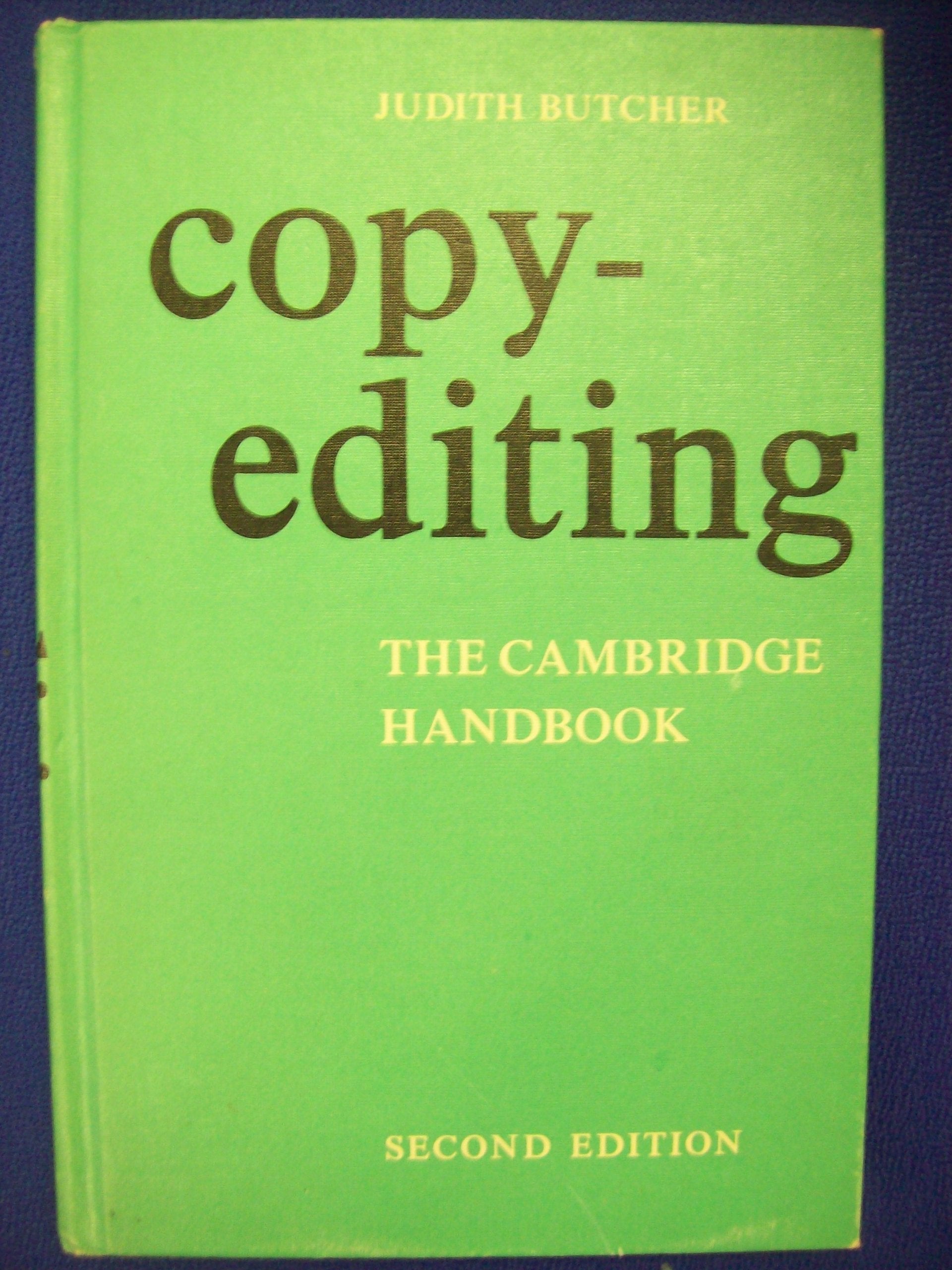 CopyEditing: The Cambridge Handbook,Used