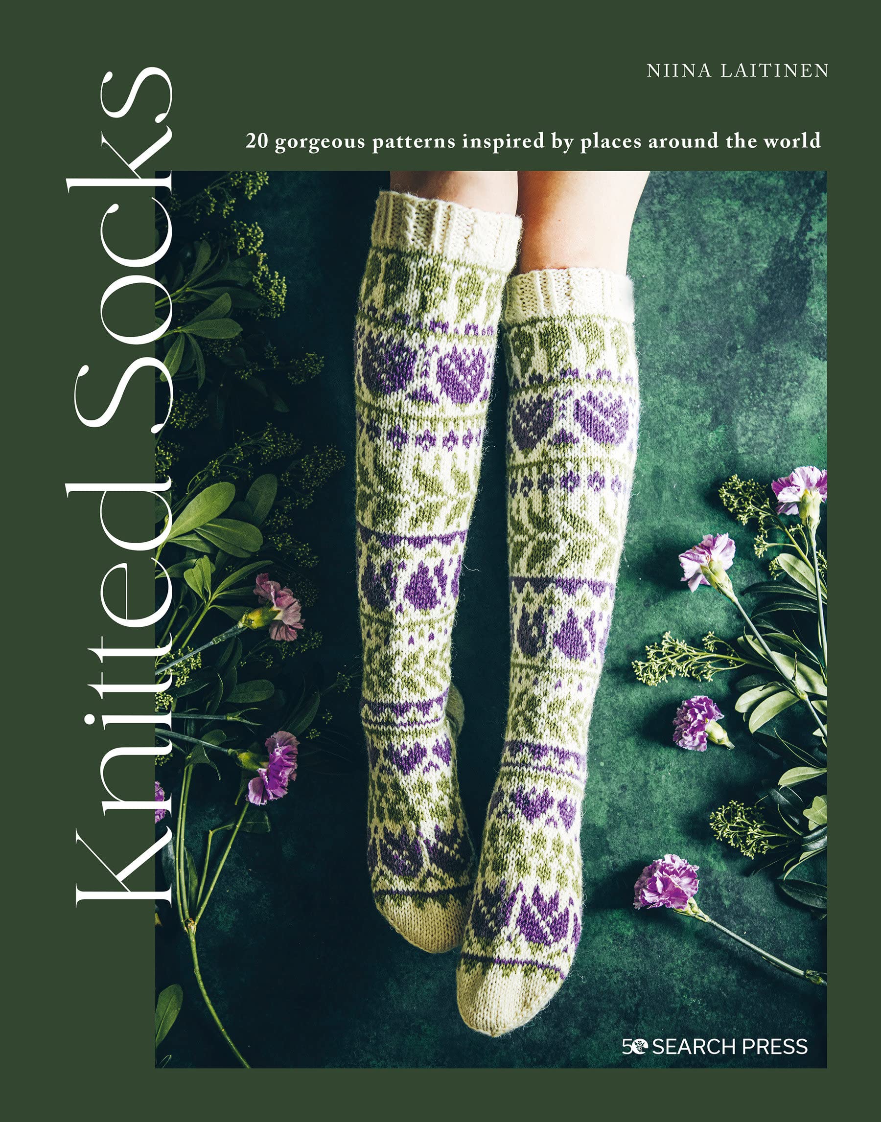 Knitted Socks: 20 Gorgeous Patterns Inspired By Places Around The World,Used