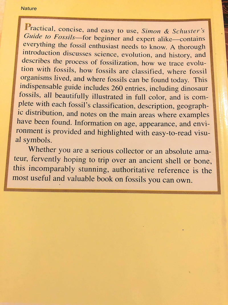 Simon & Schuster'S Guide To Fossils,Used