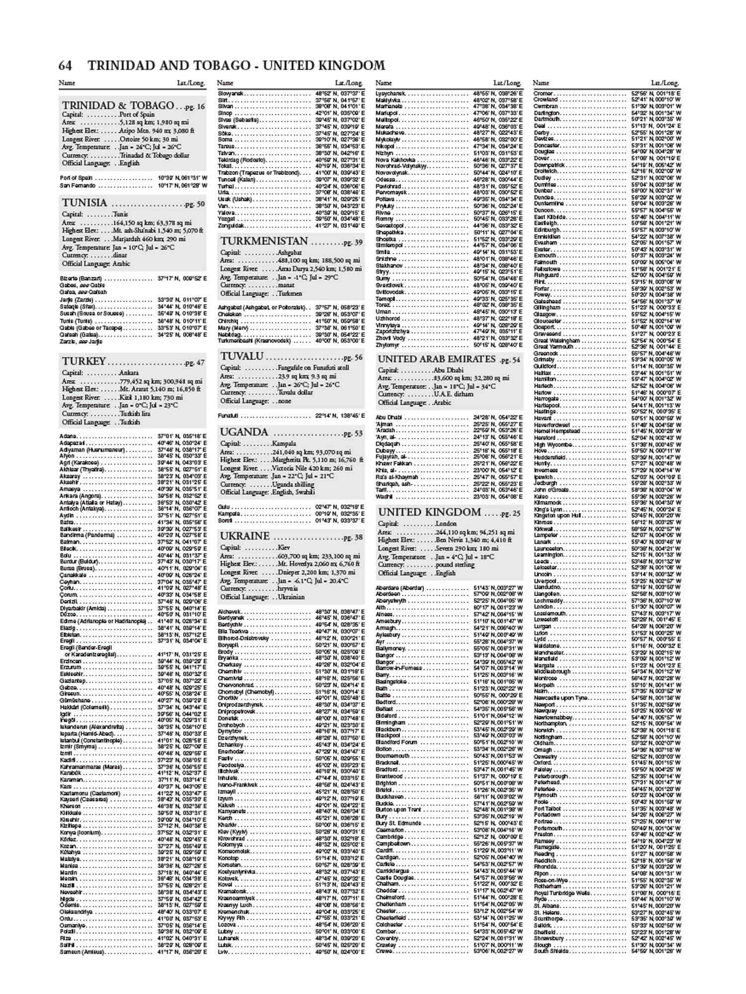 MerriamWebsters Notebook Atlas,Used