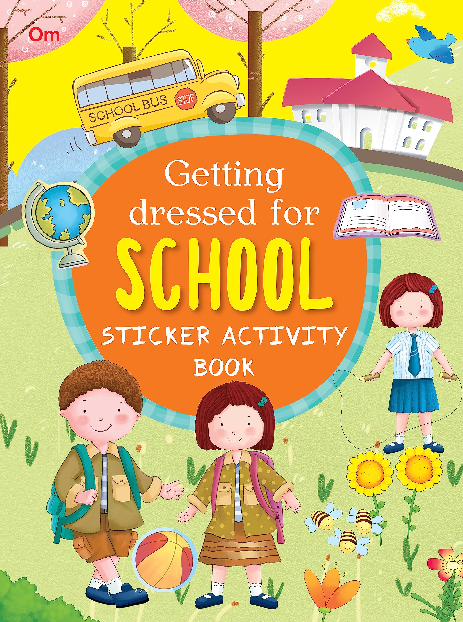 Activity Book: Getting Dressed For School: Sticker Activity Book - Fun Activities For Kids