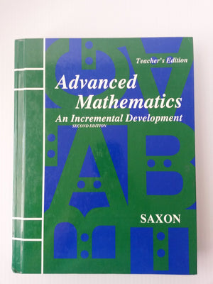 Advanced Math: An Incremental Development,Used