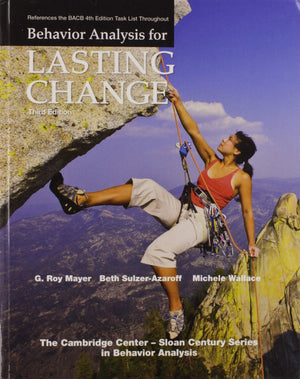 Behavior Analysis for Lasting Change, Third Edition,Used