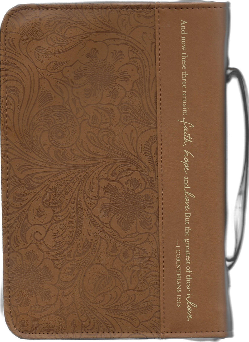 Faith, Hope, and Love Book & Bible Cover Large,New