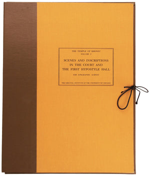 The Temple of Khonsu. Volume II: Scenes and Inscriptions in the Court and the First Hypostyle Hall (Oriental Institute Publicati,Used
