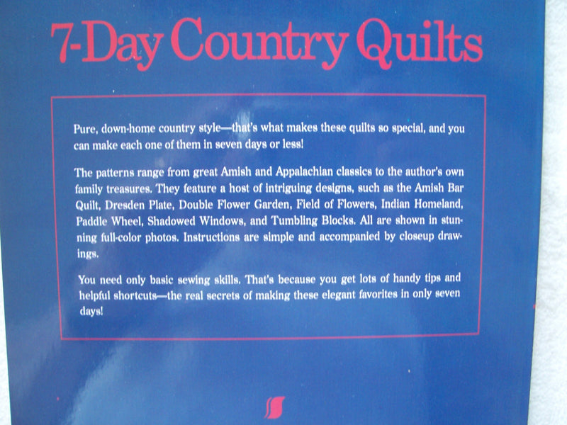 7Day Country Quilts,Used