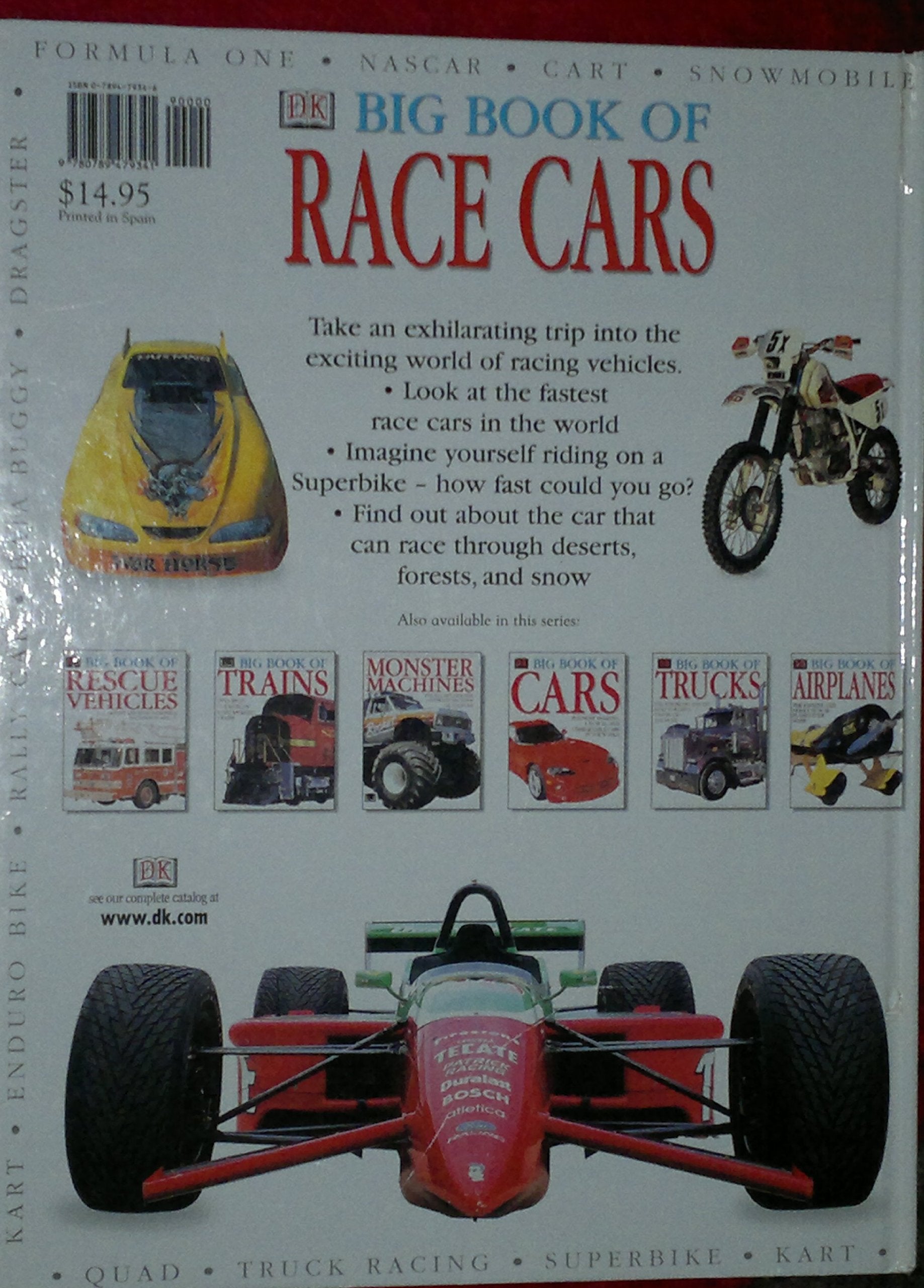 Big Book of Race Cars,Used