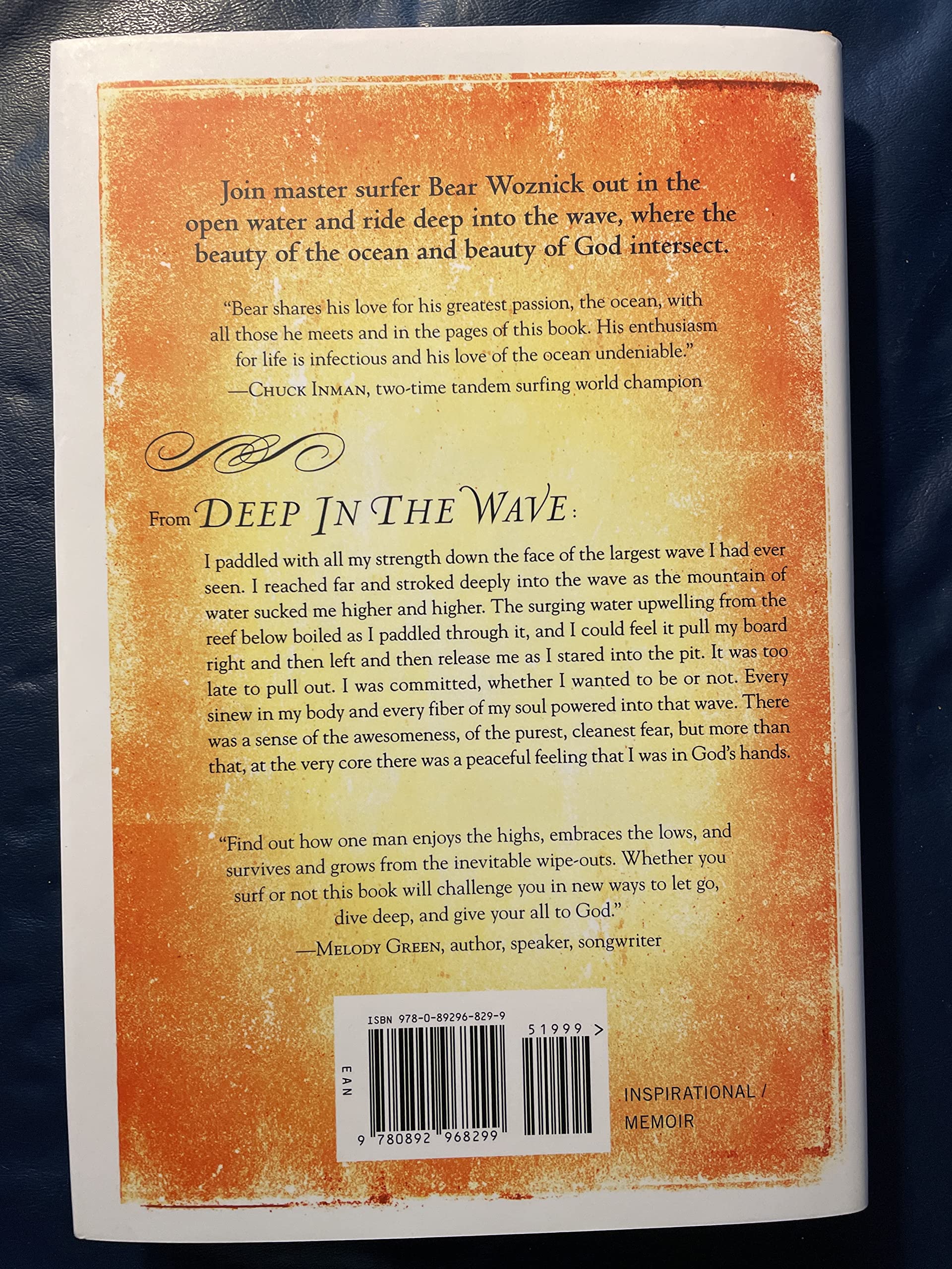 Deep in the Wave: A Surfing Guide to the Soul,Used
