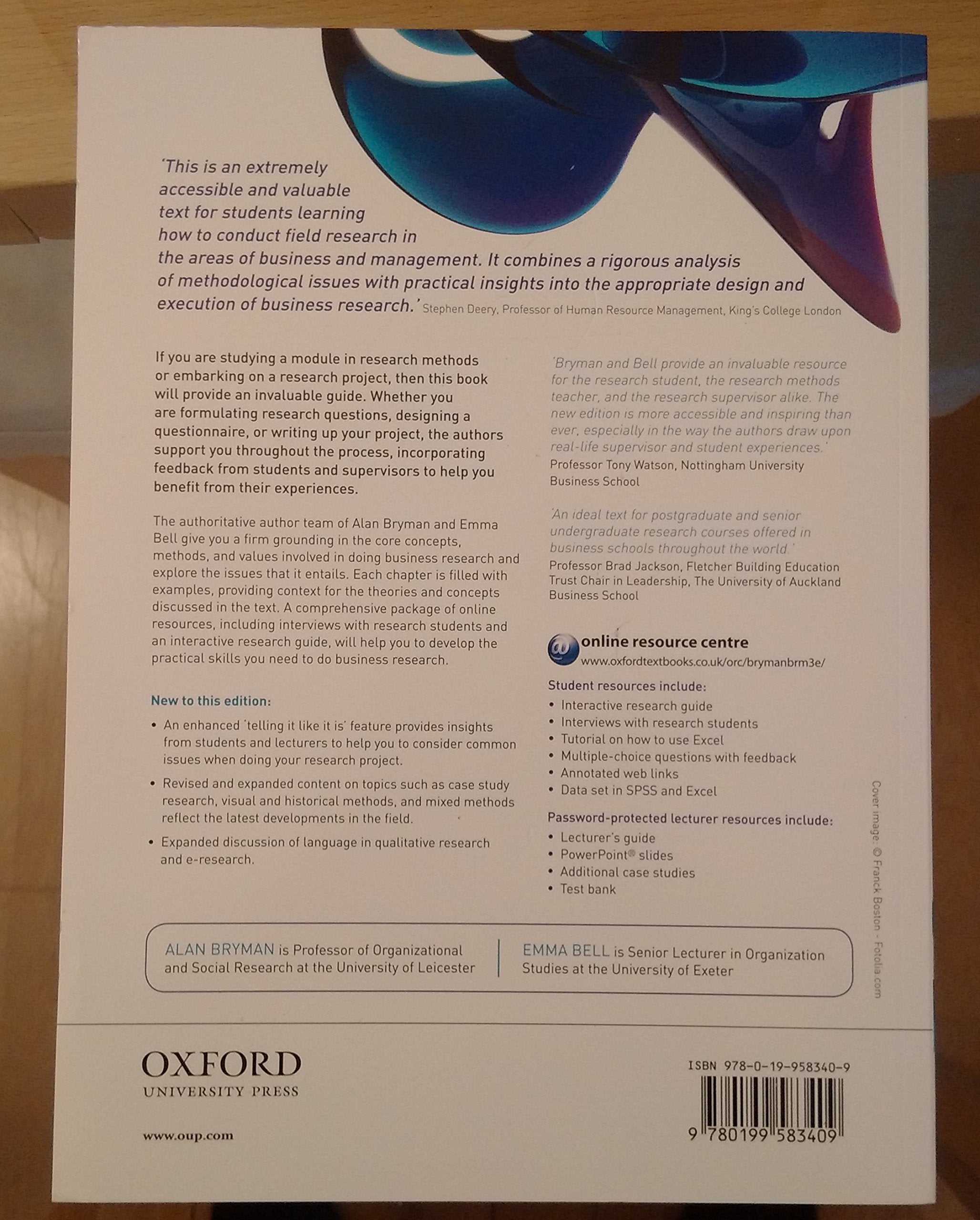 Business Research Methods,New