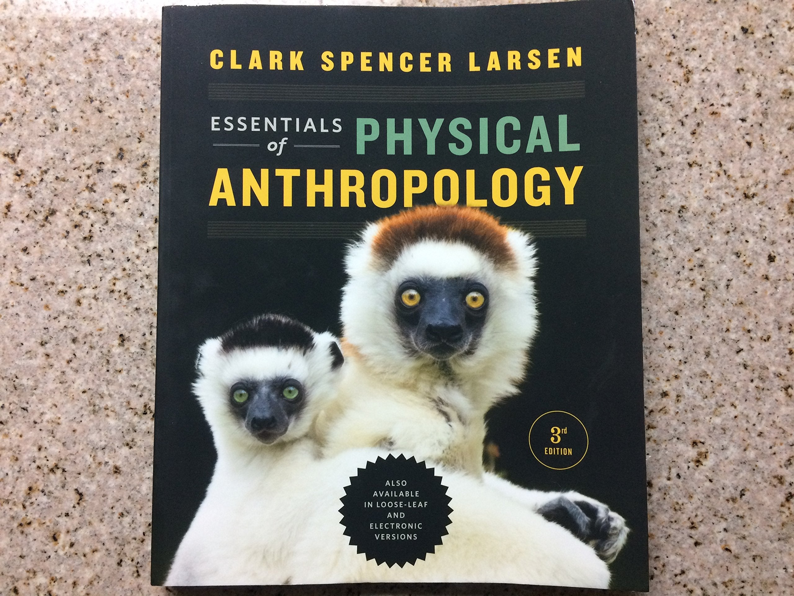 Essentials of Physical Anthropology (Third Edition),Used