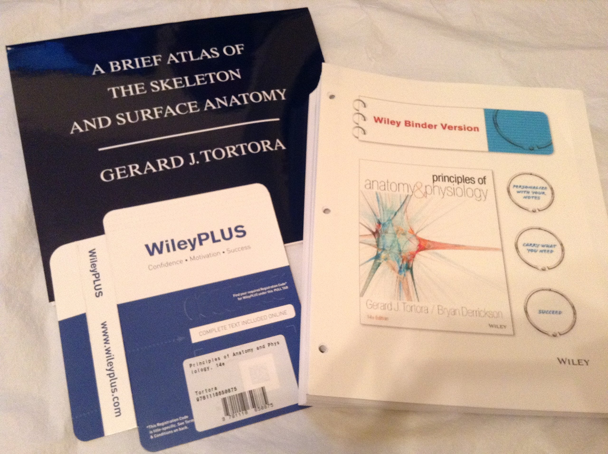 Principles of Anatomy and Physiology 14e Binder Ready Version with Atlas of the Skeleton 3e Set,New