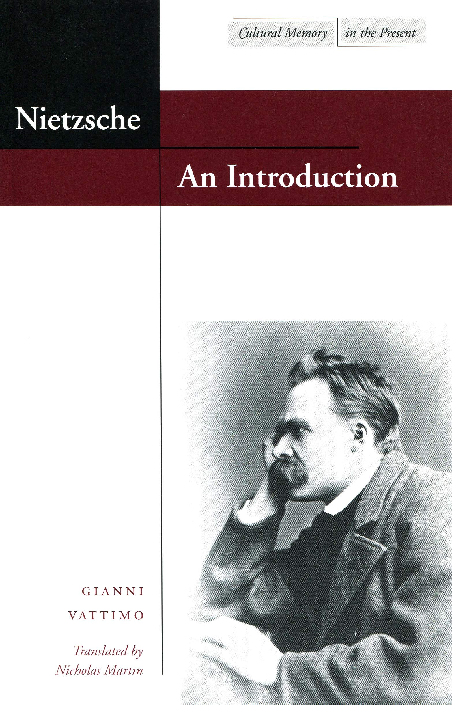 Nietzsche: An Introduction (Cultural Memory In The Present),New