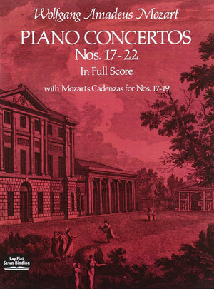 Piano Concertos Nos. 1722 in Full Score (Dover Orchestral Music Scores),Used