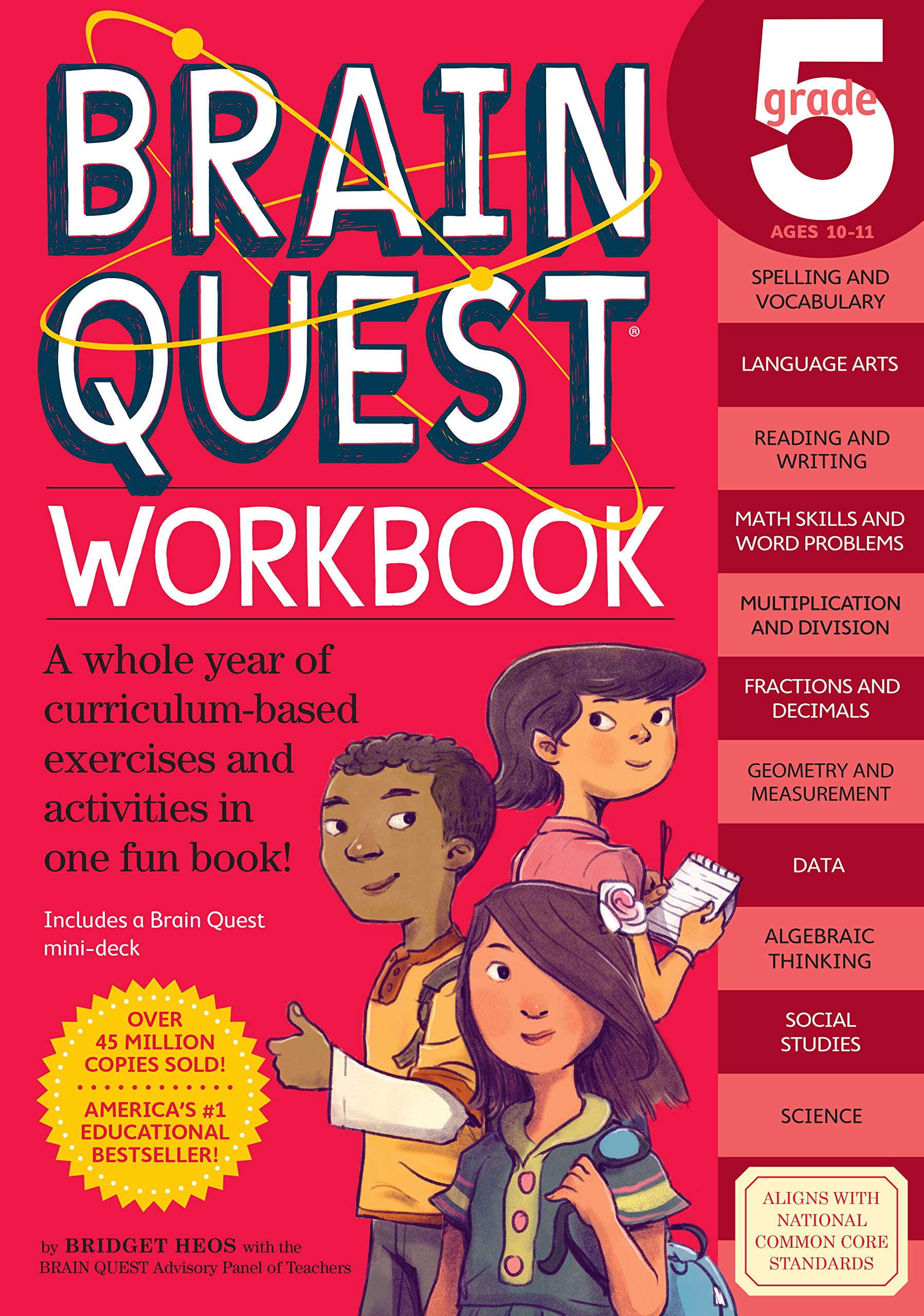 Brain Quest Workbook: Grade 5,Used