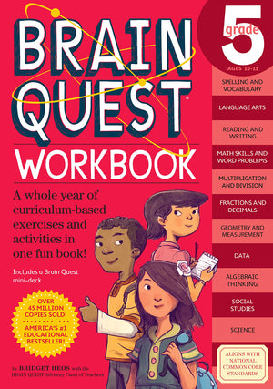 Brain Quest Workbook: Grade 5,Used