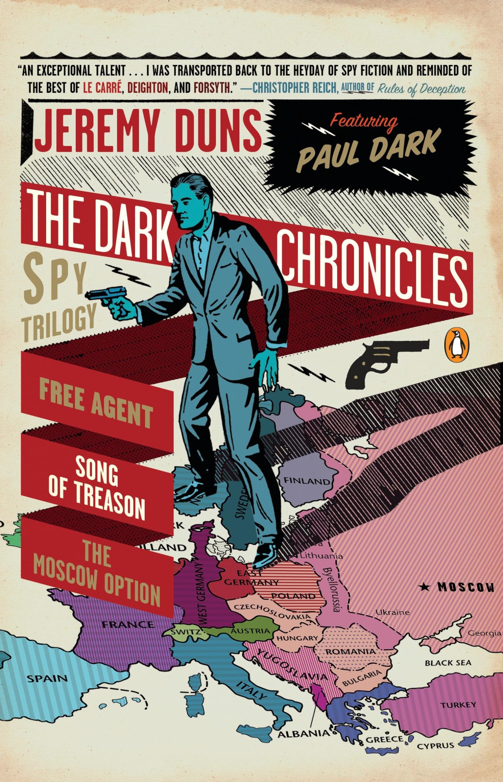 The Dark Chronicles: A Spy Trilogy: Free Agent; Song of Treason; The Moscow Option (A Paul Dark Novel),Used