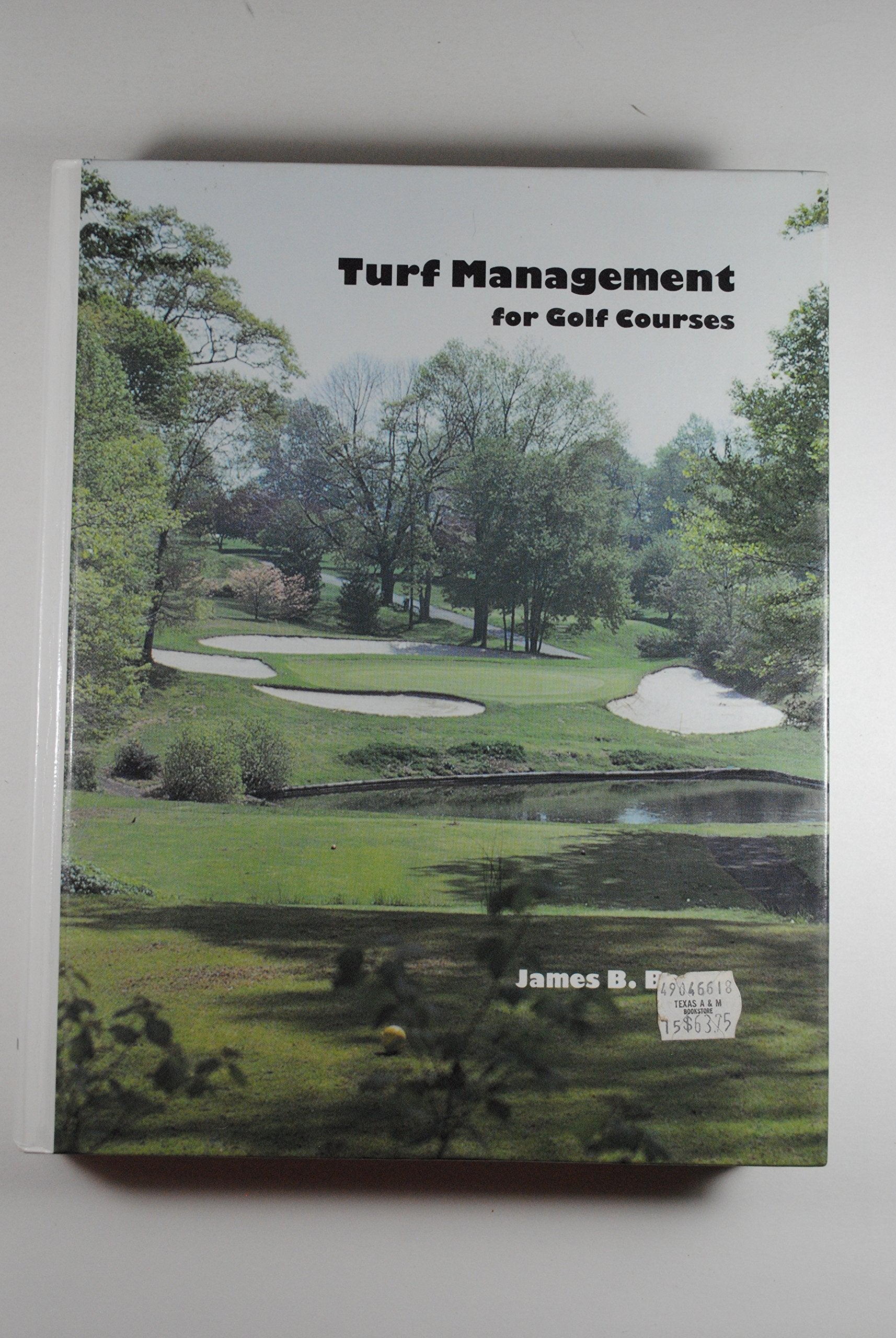Turf Management For Golf Courses-used